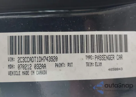 2013 Chrysler 300C John Varvatos Limited Edition from USA, damaged, VIN 2C3CCADT1DH743920